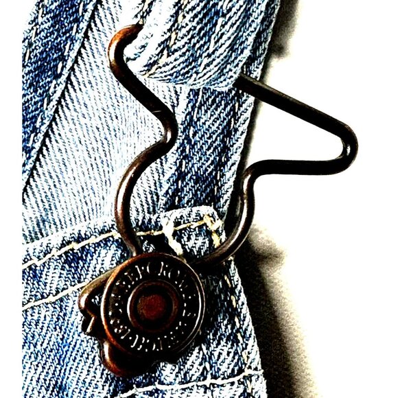 Abercrombie & Fitch Womens Overalls Distressed Short Denim Blue Size Small - Picture 6 of 11